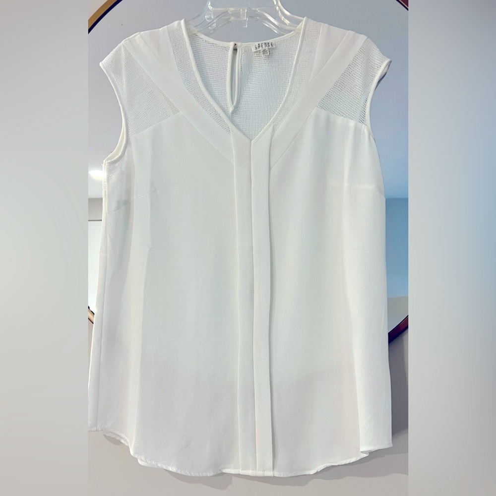 NWOT spense off white blouse